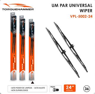 LIMPADOR DE PARA-BRISA UM PAR UNIVERSAL 24''600MM