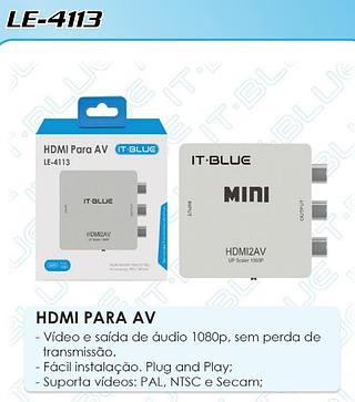 HDMI PARA AV IT-BLUE