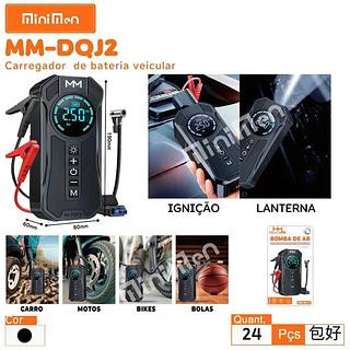 MM-DQJ2 BOMBA DE AR PORTATIL COMPRESSOR E PARTIDA MINIMEN