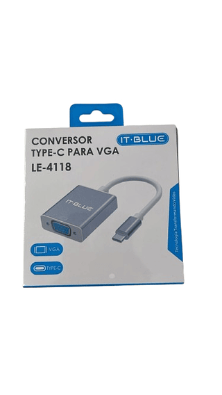 CONVERSOR TYPE-C PARA VGA IT-BLUE