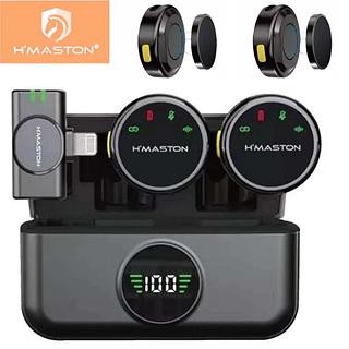 MICROFONE SEM FIO DE LAPELA TIOPO-C 2IN1 HMASTON