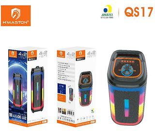 CAIXA DE SOM 4X2 ALTO FALANTES COM USB/BLUETOOTH/RADIO FM H'MASTON