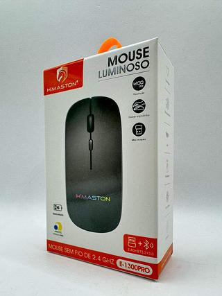 MOUSE LUMINOSO SEM FIO DE 2.4GHZ HMASTON