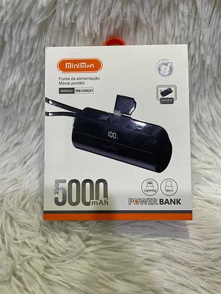 CARREGADOR PORTATIL MOVEL 5000MAH MINIMEN
