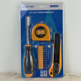 KIT DE FERRAMENTAS COM 4 PEÇAS LUATEK