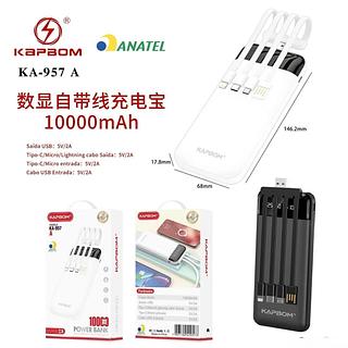 POWER BANK FONTE DE ALIMENTAÇÃO ESTAVEL 2A 10000MAH KAPBOM