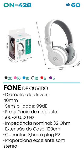 HEADSET COM FIO ONISTEK