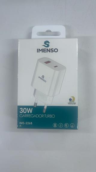 CARREGADOR TURBO 30W FONTE IMENSO