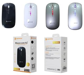 MOUSE SEM FIO BLUETOOTH 2.4G+BT PEINING