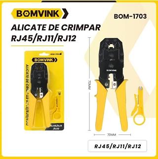 ALICATE DE CRIMPAR RJ45/RJ11/RJ12 BOMBER