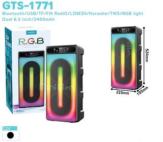 CAIXA DE SOM WIRELESS RGB RAIWBOM LIGHT GRECTNICE