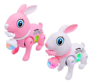 MINI COELHA COM SOM E LUZ TOYS KIDS