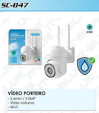 CAMERA INTELIGENTE WIFI 3.6MM 2.0MP IT-BLUE