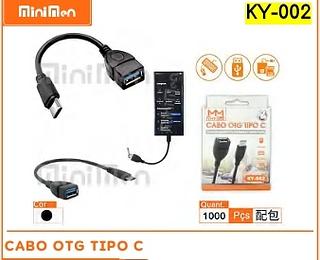 CABO OTG USB PARA TYPE-C MINIMEN
