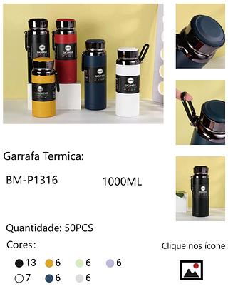 GARRAFA TERMICA 1000ML
