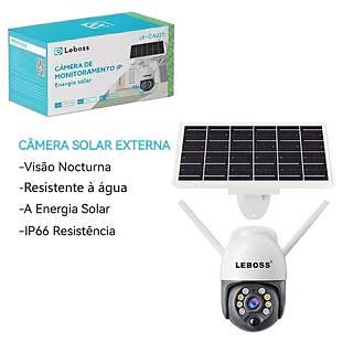 CAMERA DE MONITORAMENTO IP ENERGIA SOLAR LEBOSS