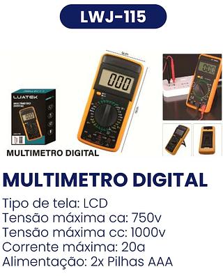 MULTIMETRO DIGITAL LUATEK