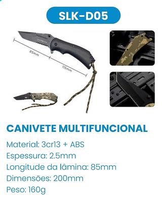 CANIVETE TATICO PROFISSIONAL LUATEK