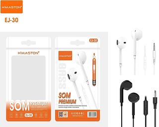 FONE DE OUVIDO SOM PREMIUM AUX 3.5MM H'MASTON
