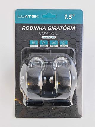 RODINHA GIRATORIA COM FREIO LUATEK