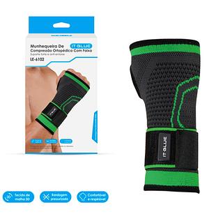 MUNHEQUEIRA DE COMPRESSAO ORTOPEDICA COM FAIXA IT-BLUE