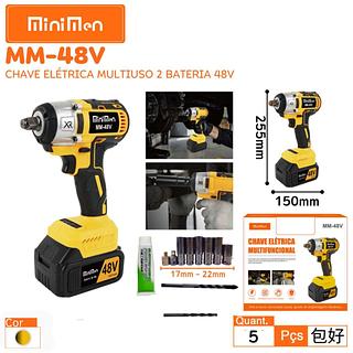 PARAFUSADEIRA ELETRICA 48V MULTIFUNCINAL MINIMEN