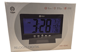RELOGIO DIGITAL DE MESA OASIS