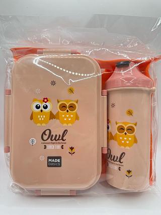 KIT DE LANCHEIRA COM COPO DE AGUA MANDE BASIC