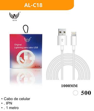 CABO USB LIGHTNING IOS ALTOMEX