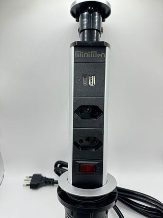 TORRE DE TOMADA MULTIFUNCIONAL COM DUAS ENTRADAS 1.80M MINIMEN