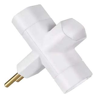 ADAPTADOR T 3 CONEXOES PADRÃO NACIONAL 10A 250V LUATEK