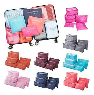 BOLSAS ORGANIZADORAS PARA VIAGEM 6 PEÇAS OÁSIS MARKET