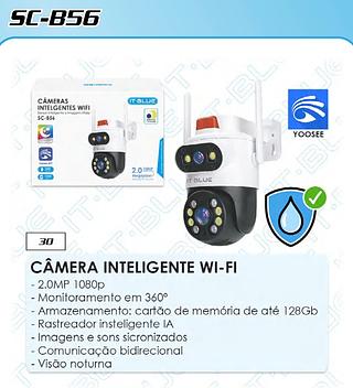 CAMERAS INTELGENTES WIFI SENSOR INTELIGENTE E IMAGEM NITIDA IT-BLUE