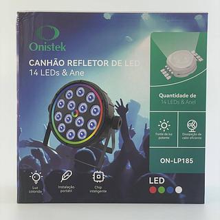 CANHÃO REFLETOR DE LED 14 LEDS & ANE ONISTEK