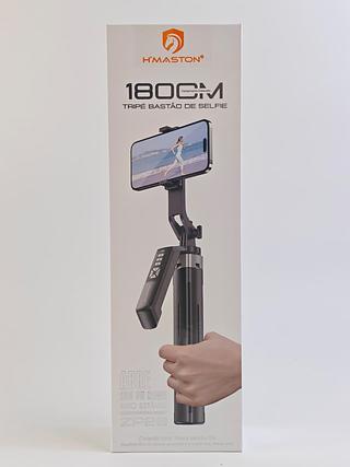 TRIPE BASTÃO DE SELFIE ABRE COM UM CLIQUE EIXO ESTAVEL1800M HMASTON