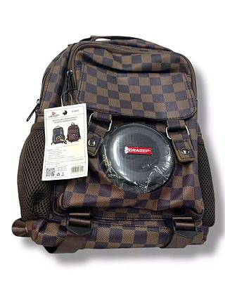 MOCHILA MULTIFUNCIONAL & CAIXA DE SOM BLUETOOTH GRASEP