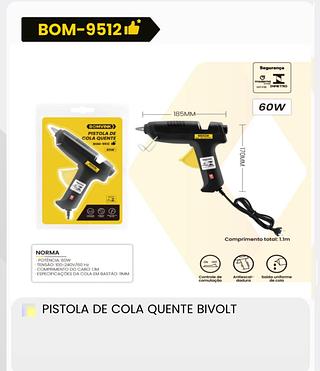 PISTOLA DE COLA QUENTE BOMVINK
