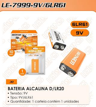 PILHA ALCALINA LELONG MAX