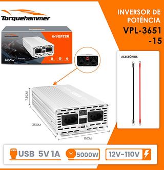 INVERTER 5000W 12V-110V TORQUEHAMMER