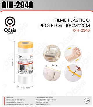 FILME PLASTICO PROTETOR 110*20 OASIS MARKET