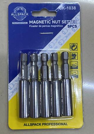 PIXADOR DE PORCAS MAGNETICO 5PCS ALLSPACK