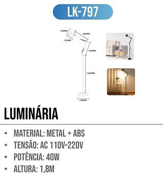 LUMINARIA DE MESA ARTICULADA LUATEK