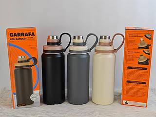 GARRAFA TERMICA COM CANUDO 600ML DEINK WATER