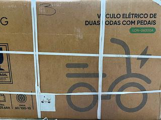 VEICULO ELETRICO DE DUAS RODAS COM PEDAIS 600W 48V / 25.6AH LOONG