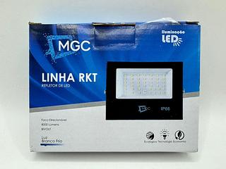 REFLETOR DE LED LUZ BRANCO FRIO BIVOLT MGC