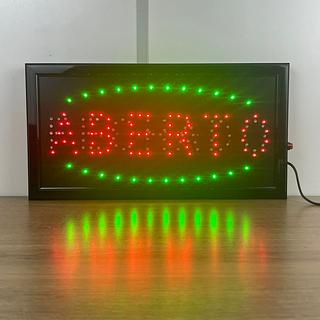 LETREIRO LUMINOSO ABERTO/FECHADO LELONG