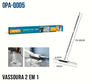 VASSOURA 2EM1 350MM 28X770MM OPAPRO