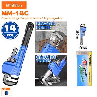 CHAVE DE GRIFO PARA TUBOS 14 POLEGADAS HEAVY DUTY