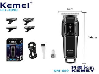 MÁQUINA DE CORTAR CABELO E ACABAMENTO KEMEI