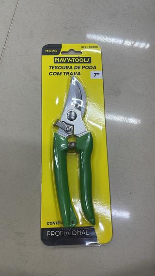 TESOURA DE PODA COM TRAVA 7'' NAVY+TOOLS